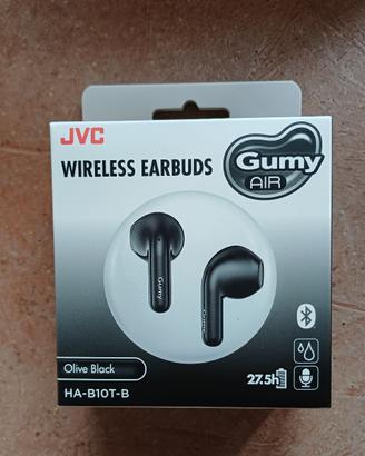 JVC HA-B10T Auricolari Gumy Olive Black