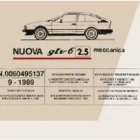 Cataloghi ricambi originali Alfa Romeo storiche