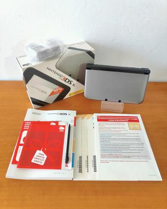 Nintendo 3DS XL Grigio Argento Boxato