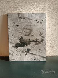 Quadretto Roronoa Zoro One Piece