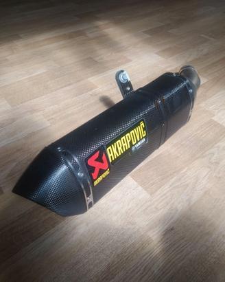 Marmitta akrapovic, manubrio e puntale fz8
