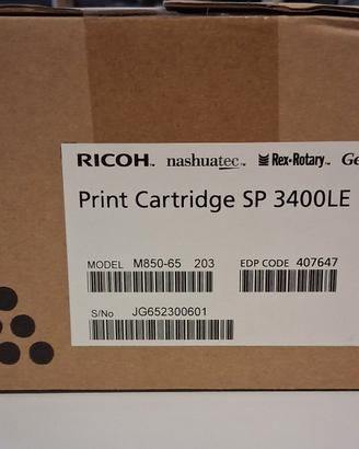 TONER RICOH SP 3400LE ORIGINALE