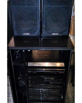 IMPIANTO HI-FI PIONEER VINTAGE ANNI 80