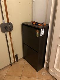 Scarpiera legno scuro