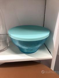 Alessi coppia contenitore in vetro colorato