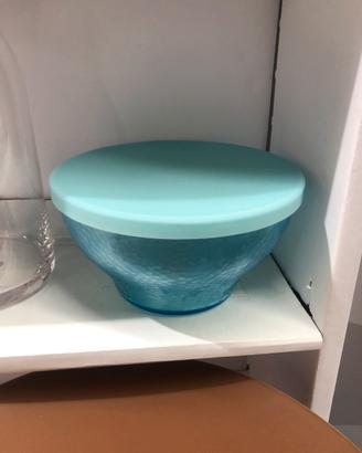 Alessi coppia contenitore in vetro colorato