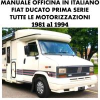 Manuale Officina Fiat Ducato Prima serie 1981 - 94