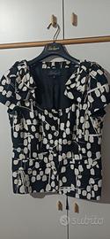 Giacca fantasia bianco nero Luisa Spagnoli 