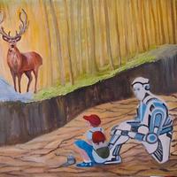 Quadri moderni 70x50-50x40 a tema "fututo" nuovi