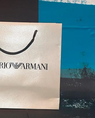 Shopper originale Emporio Armani bianca con logo