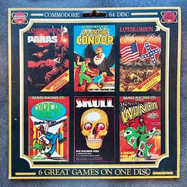 6 Great Games In One Disc - Commodore 64 PRISM L.