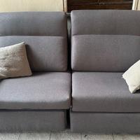 Divano tre posti con poltorna elettrica  200x98 cm