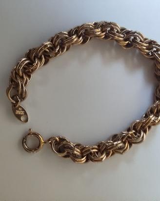 Braccialetto vintage Trifari a maglie intrecciate
