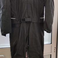 Tuta Dainese di pelle nera TG 52 da uomo
