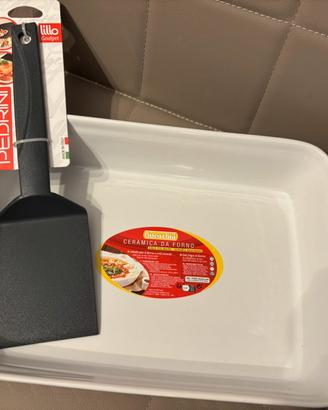 Pirofila grande da forno con paletta