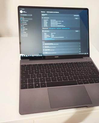 Pc portatile Huawei matebook 13 - intel i7