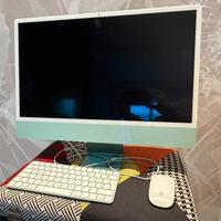 Apple IMAC 24 pollici verde acqua