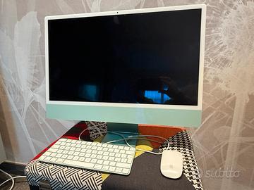 Apple IMAC 24 pollici verde acqua