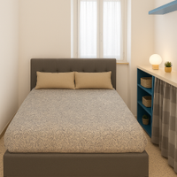 Letto contenitore + materasso 1 piazza e mezza