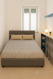 Letto contenitore + materasso 1 piazza e mezza