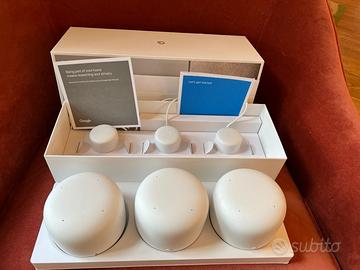 Google Nest wifi 3 pack wifi 6 mesh modem router