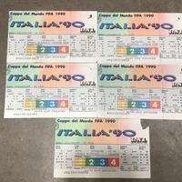 Matrici biglietti coppa del mondo italia 90