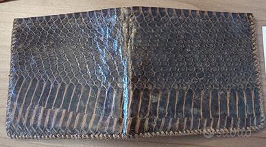 Portafoglio pelle di serpente originale