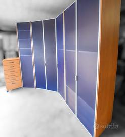 Armadio angolare Moretti Compact