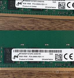 64gb ram (8x8gb) ddr4 Rdimm ecc