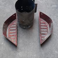 ciminiera accendi carboni e cestelli