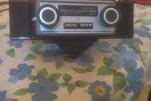 Autoradio epoca FM anni 70 estraibile funzionante