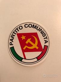Adesivo Partito Comunista vintage