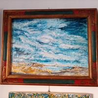 dipinto : olio su juta cm 60x80