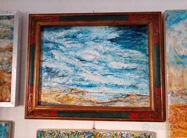 dipinto : olio su juta cm 60x80