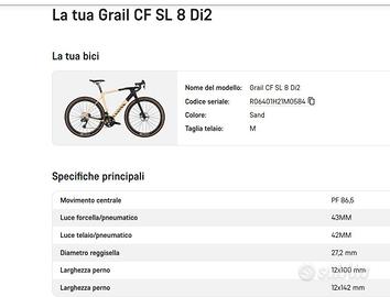 Canyon gravel Grail CF SL 8 Di2