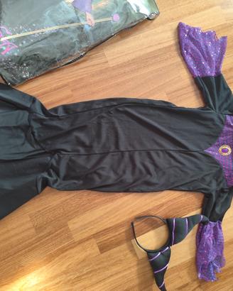 VESTITO HALLOWEEN BAMBINA STREGA 