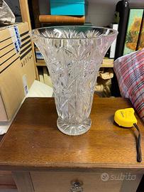 Vaso in cristallo di Bohemia anni 50'