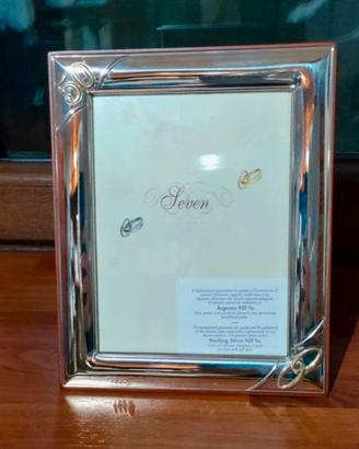 cornice 50° Anniversariio in argento 925%