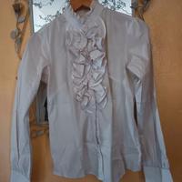 Camicia con rouches