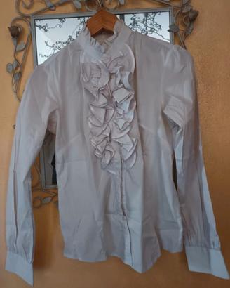 Camicia con rouches