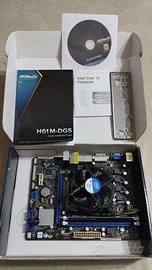 Scheda madre +processore intel + dissipatore + ram