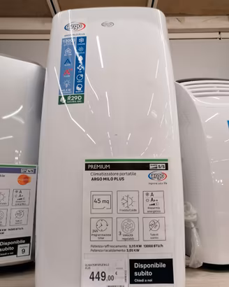 Climatizzatore portatile Argo Milo Plus
