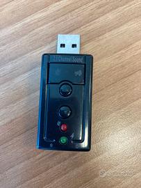 7.1 Channel USB External Sound Card Audio Adapter