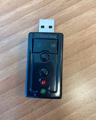 7.1 Channel USB External Sound Card Audio Adapter