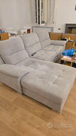 Divano letto con chaise longue
