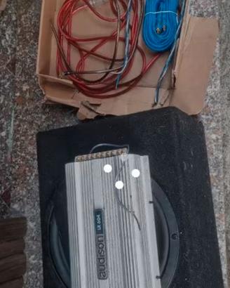 Sub woofer e amplificatore 