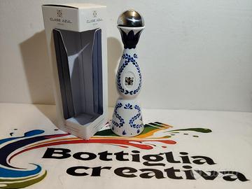 AZUL REPOSADO CON SCATOLA BOTTIGLIA VUOTA 
