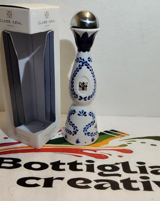AZUL REPOSADO CON SCATOLA BOTTIGLIA VUOTA 