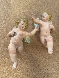 Putti in terracotta