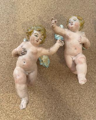 Putti in terracotta